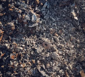 Shredded steel fragments